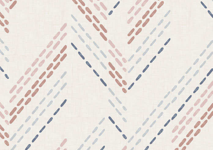 Dashing Zigzags, Pink Hues - Twist&Fit Roller Blind - Image 6